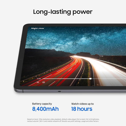 Samsung Galaxy Tab S11 11" 128GB Wi-Fi with S-Pen Silver - Dynamic AMOLED 2X, 120 Hz, 12GB RAM - SM-X730NZSAXAR