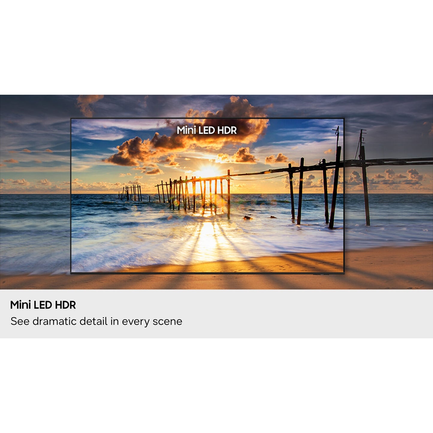 Samsung M70H 75" 4K HDR Smart Mini-LED TV UN75M70HAFXZA