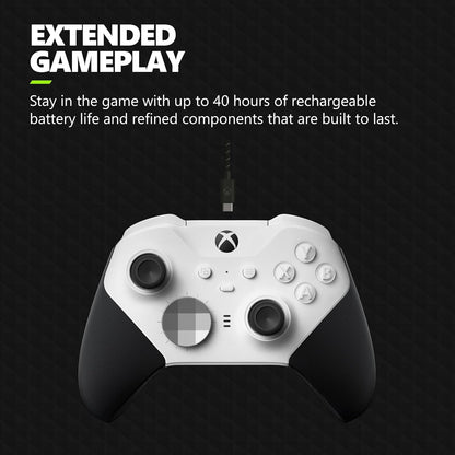 Microsoft - XBOX Elite Series 2 Core Wireless Controller for XBOX Series X, XBOX Series S, XBOX One, PCs