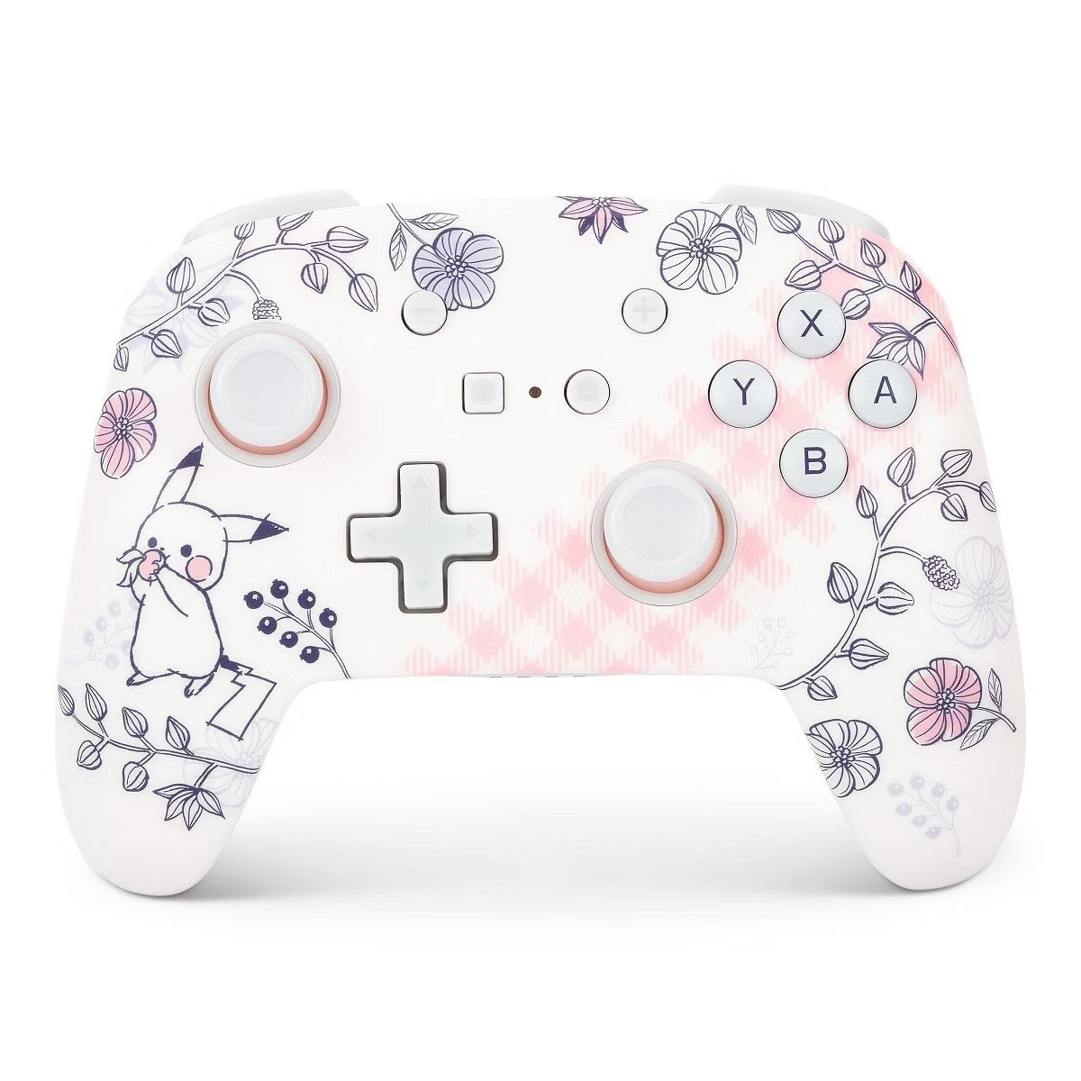 PowerA Enhanced Wireless Controller for Nintendo Switch - Pikachu Garden: Bluetooth, USB Connection