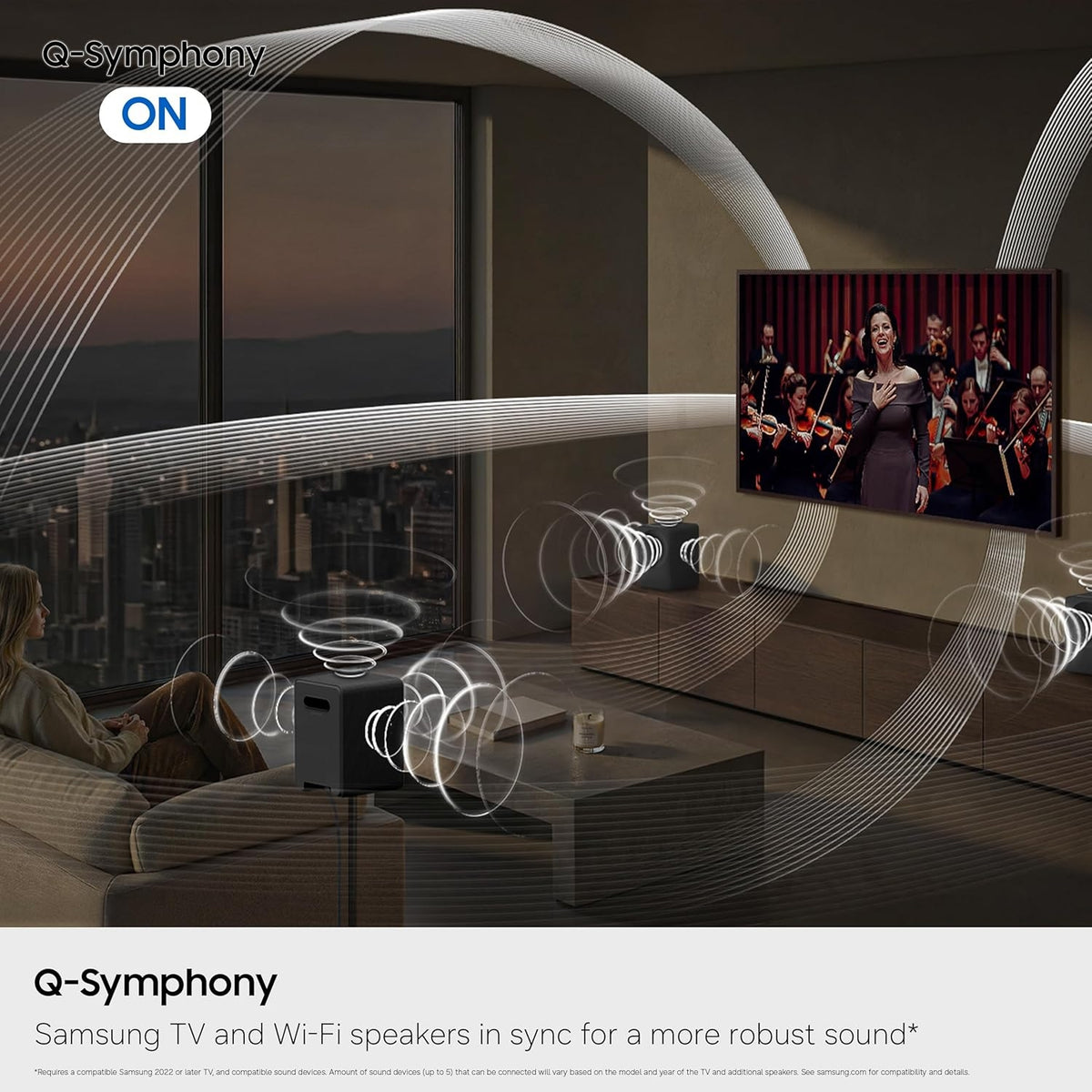 Samsung - Music Studio 7 Smart Speaker 3.1.1 ch, Wireless Dolby Atmos, Q-Symphony, Wi-Fi and Bluetooth (2026) HW-LS70H