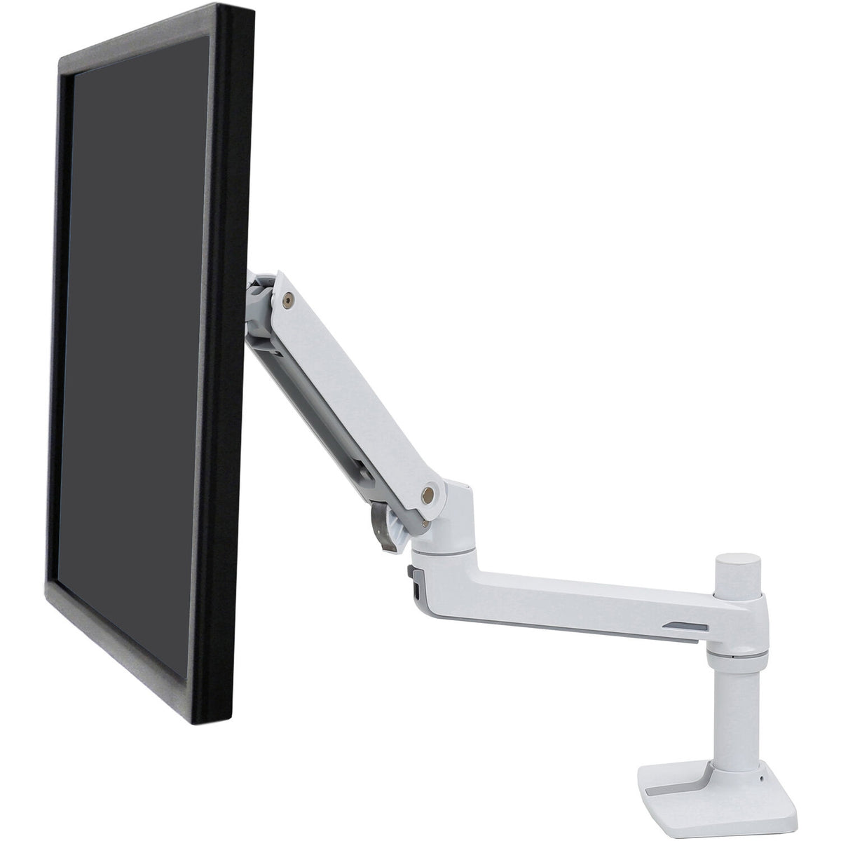 Ergotron – LX Monitor Arm, Single Monitor Desk Mount – for Monitors up to 34 Inches, White 45-490-216
