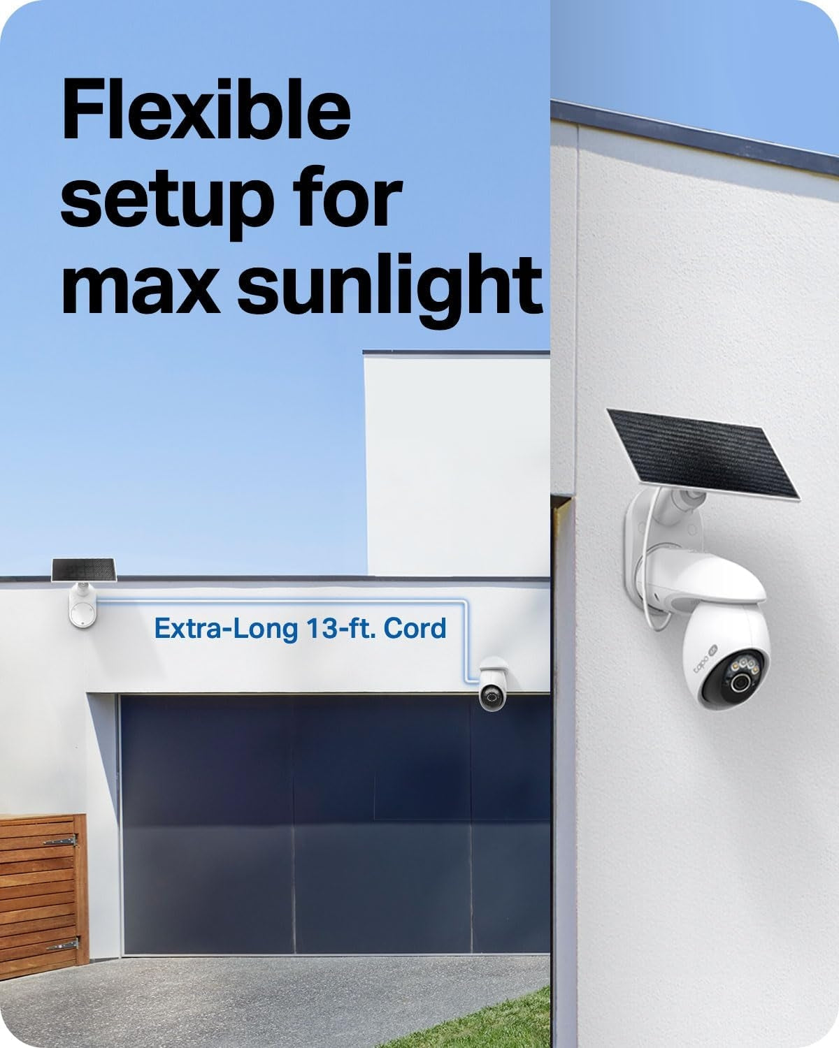 Tapo 4K Outdoor Pan/Tilt Wireless Security Camera, Solar Charging, C660 KIT