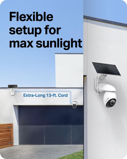 Tapo 4K Outdoor Pan/Tilt Wireless Security Camera, Solar Charging, C660 KIT