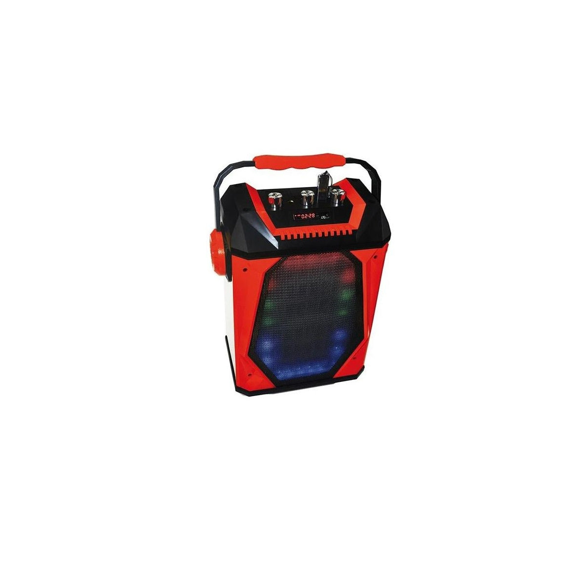 Technical Pro Rechargeable Bluetooth LED Panel Speaker with Wired Mic WASP460