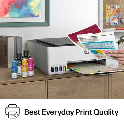 HP Smart Tank 5104 Wireless All-in-One Inkjet Printer – Print, Copy & Scan, Wi-Fi, Black/Gray 5D1B9A#B1H
