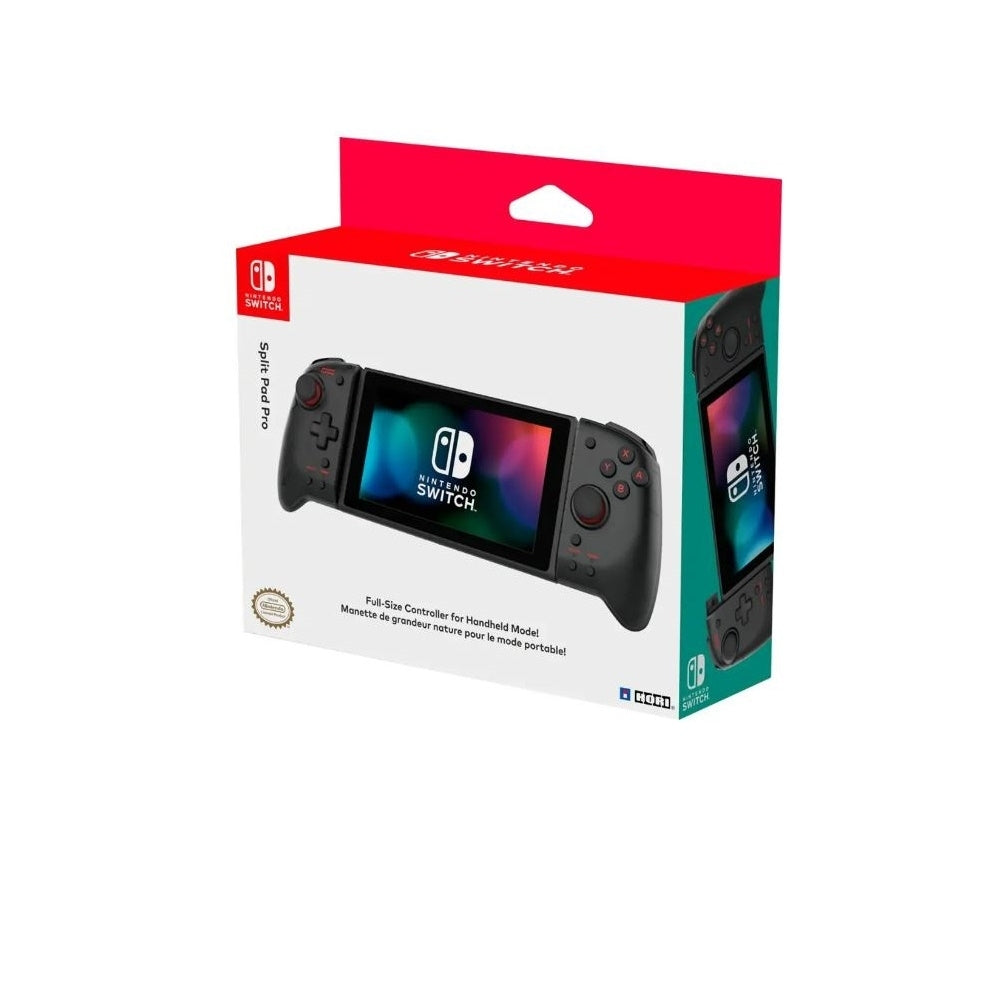Hori Split Pad Pro for Nintendo Switch, Black, Ergonomic Grip, NSW-298U