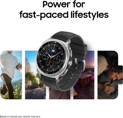 Samsung Galaxy Watch8 Classic Stainless Steel Smartwatch 46mm BT - White - (2025) SM-L500NZWAXAA