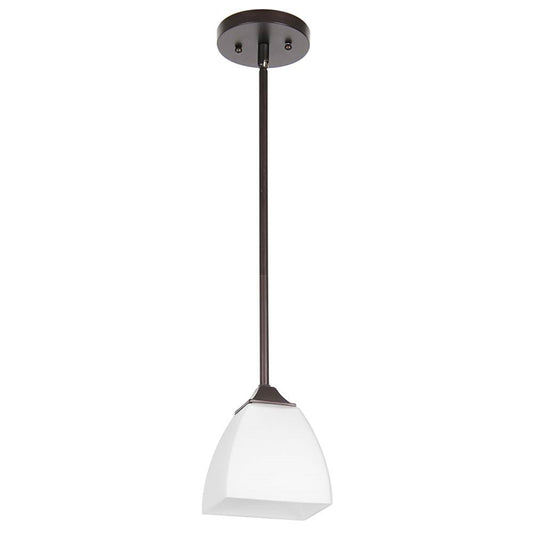 Sunset Lighting 1-Light 100W Mini Pendant Starling Mini Pendant Provincial Bronze F19010-64