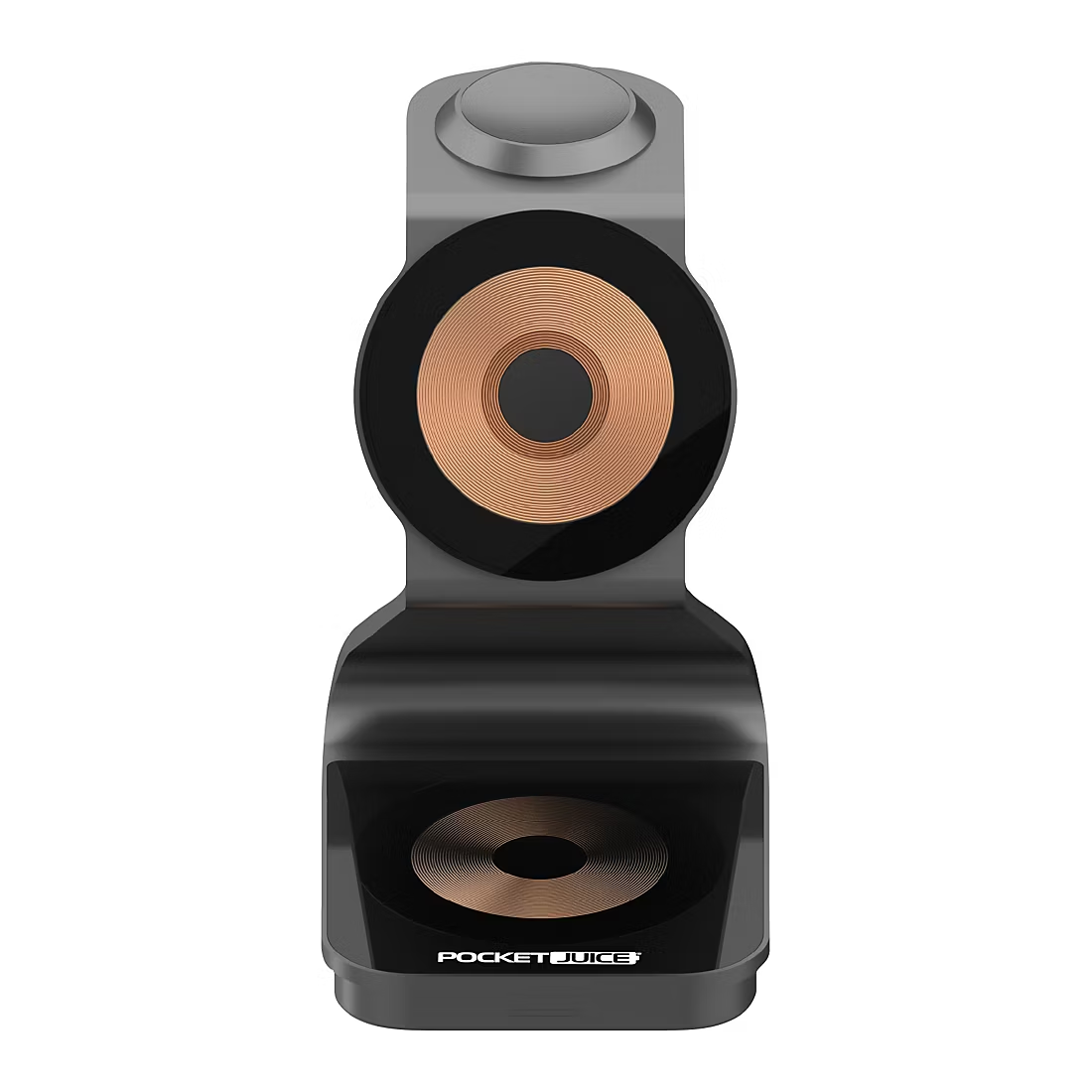 Tzumi Pocket Juice 3-in-1 Magnetic Wireless Charging Stand for Phone, Watch, Buds - D9583BJ