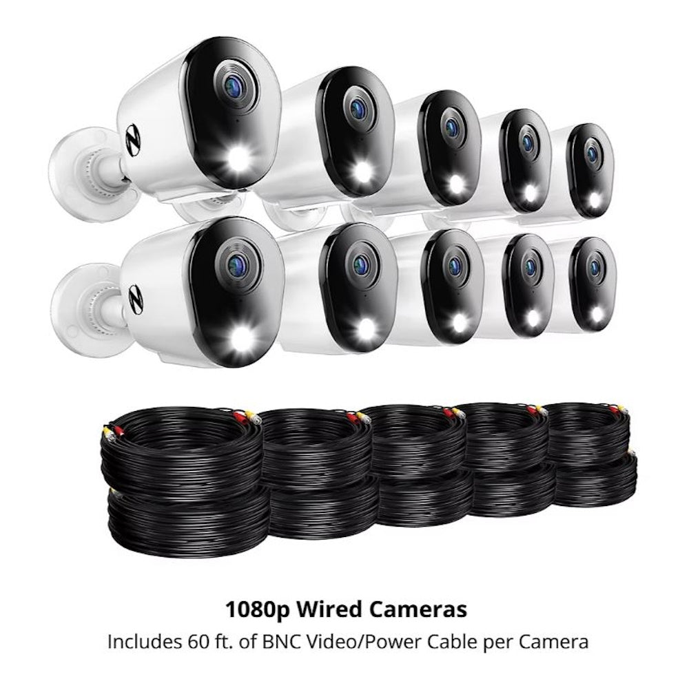 Night Owl 2-Way Audio 20 Channel 10 Camera 1080p DVR Security System with 1TB Hard Drive CL-FT2D1-1610L