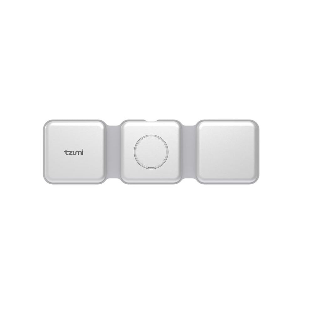 Tzumi 3-in-1 Wireless Charge Station, Universal Device Docking Hub, for Phone, earphones, watch - Fast charging capability