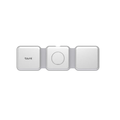 Tzumi 3-in-1 Wireless Charge Station, Universal Device Docking Hub, for Phone, earphones, watch - Fast charging capability