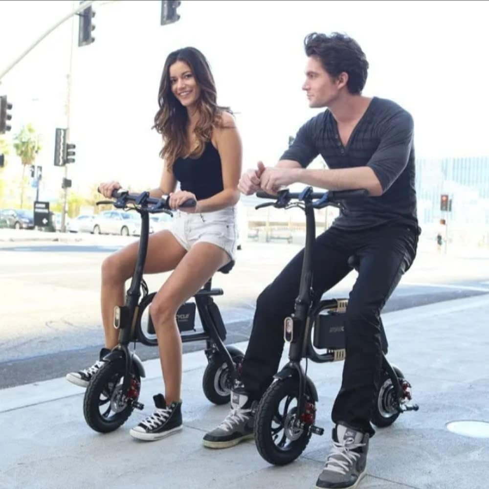 Swagtron SwagCycle SC-1 250W Electric Bike Black with Collapsible Frame and Handlebar Display 30512-2