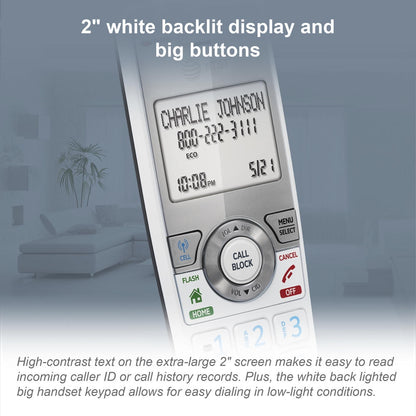 AT&T 3-Handset Answering System with Connect to Cell DL72350