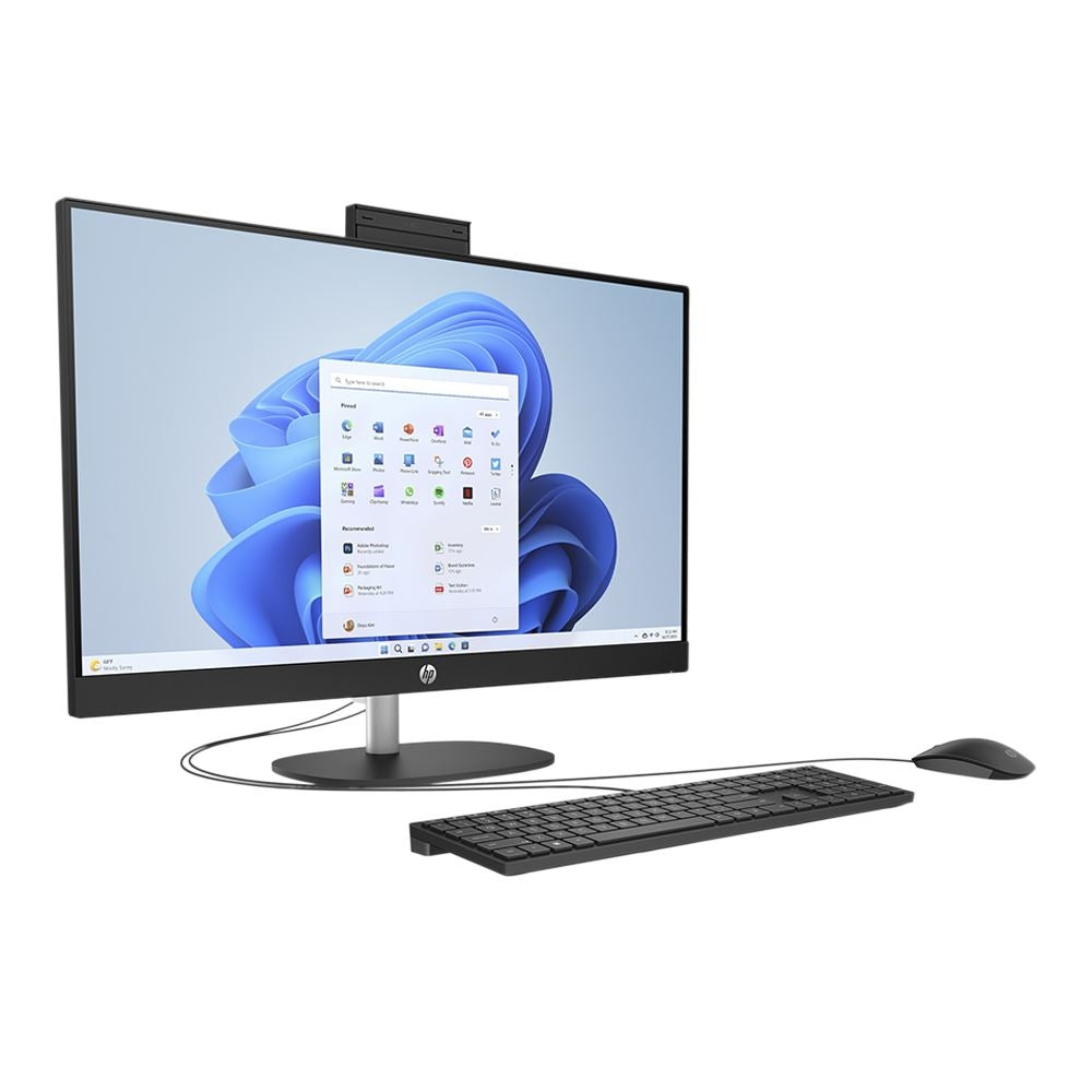 HP All-in-One 27-CR0055M PC, Windows 11 Home, 27", AMD Ryzen 7, 16GB/ 1TB SSD, Jet black