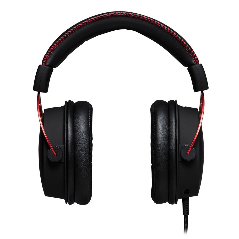 HyperX Cloud Alpha Wired Gaming Headset for PC, Xbox X|S, Xbox One, PS5, PS4, Nintendo Switch Black/Red HX-HSCA-RD
