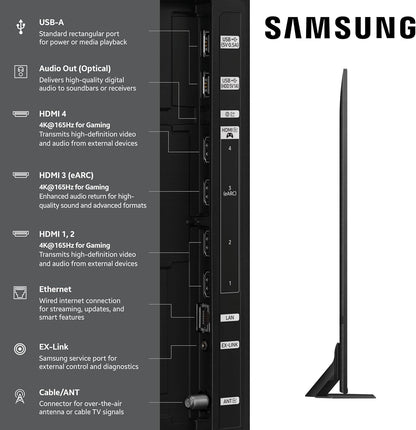 Samsung 85” Class QN90F Series Neo QLED Mini LED 4K UHD SamsungVision AI Smart TizenTV (2025) QN85QN90FDF