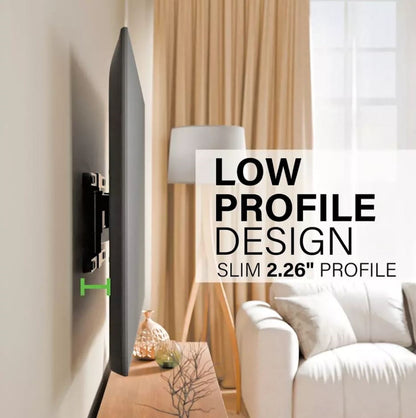 Sanus Decora Full-Motion TV Mount for 42"-90" TVs Up to 120 lbs. DLF225-B1 Black