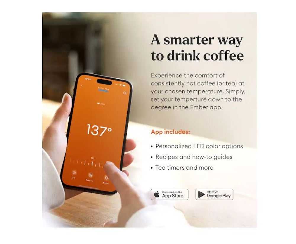 Ember Temperature Control Smart Mug 2 14oz Black App-Controlled CCM21C1417AM