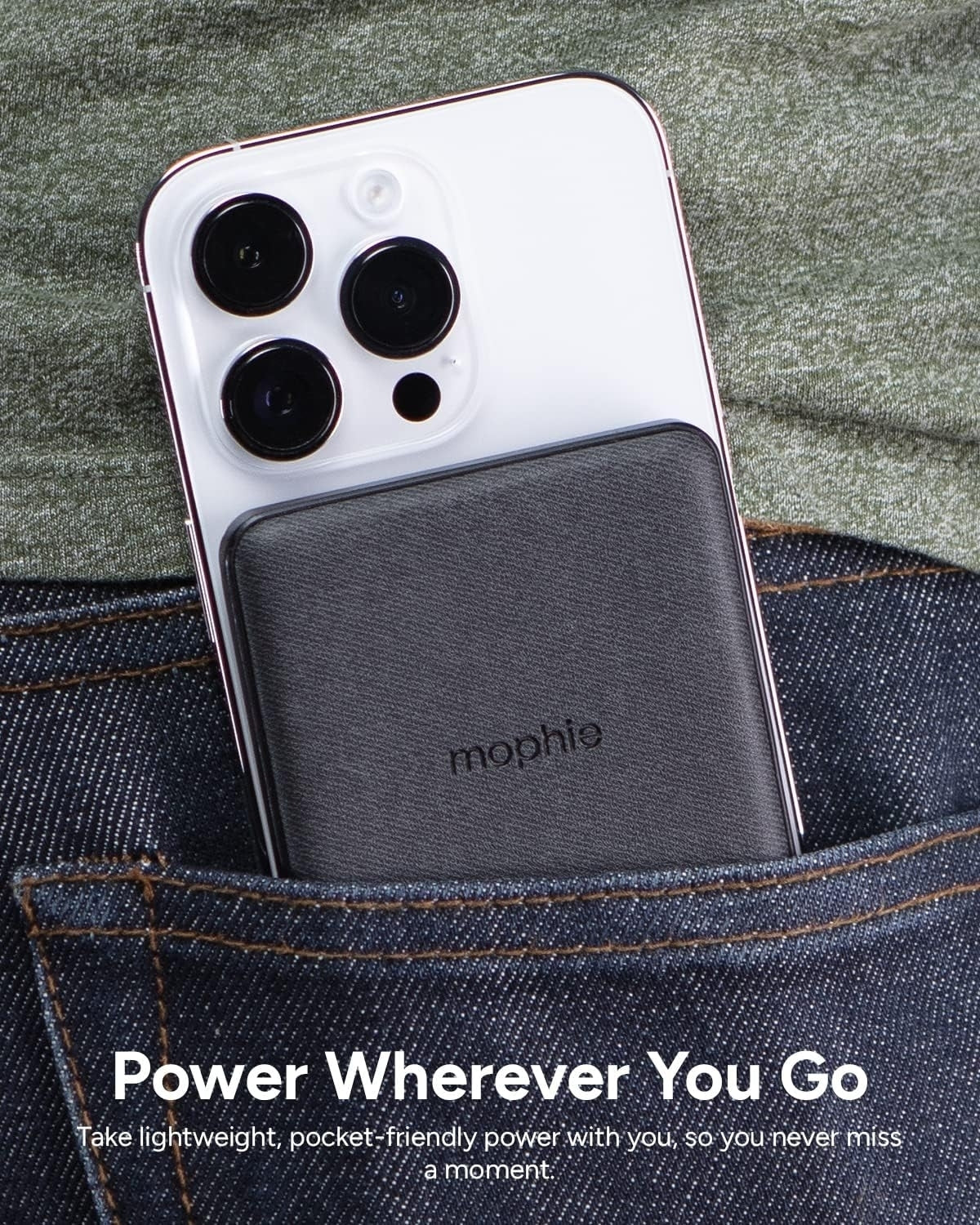 mophie Snap+ Juice Pack Mini 5,000 mAh Portable Charger MagSafe SNP-JP-MINI