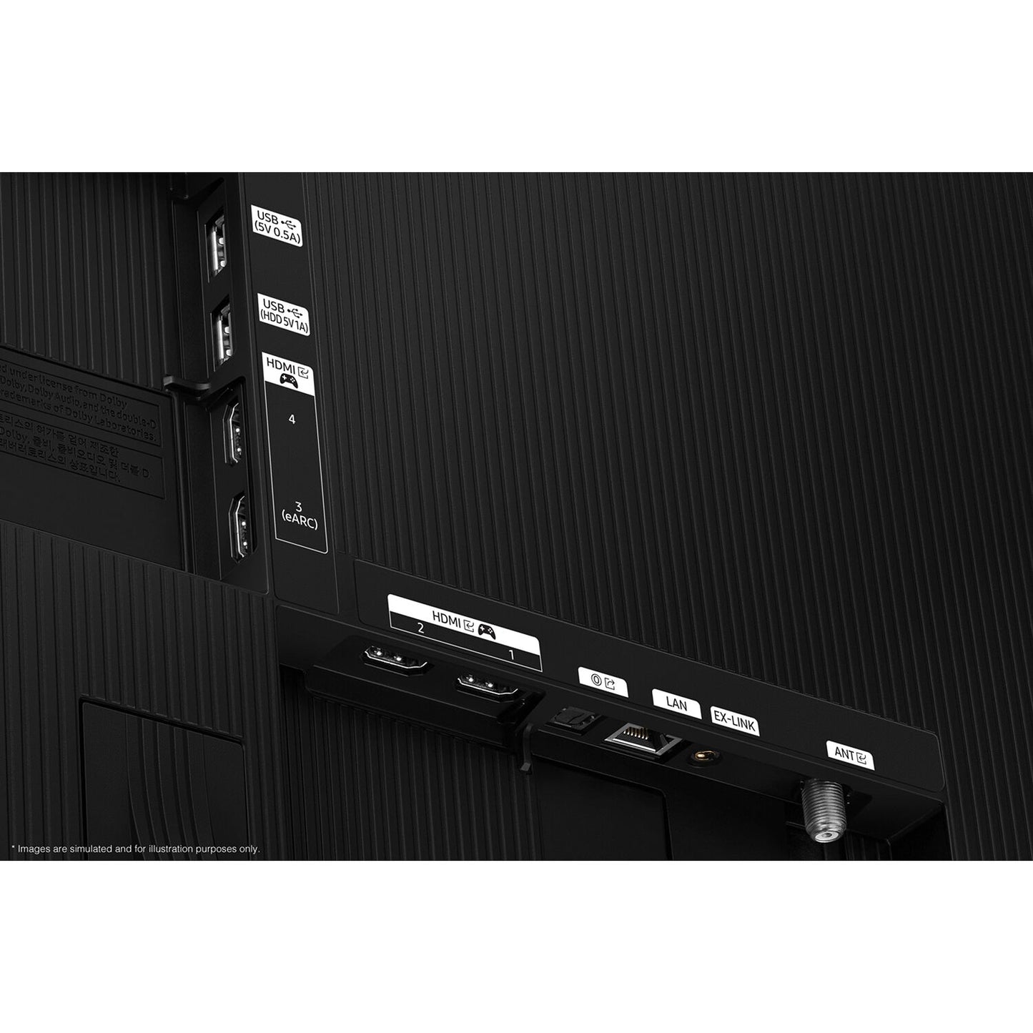 Samsung S85F 65" 4K HDR Smart OLED TV, NQ4 AI Gen2 Processor, Ports: 4 x HDMI 2.1 - QN65S85FAFXZA