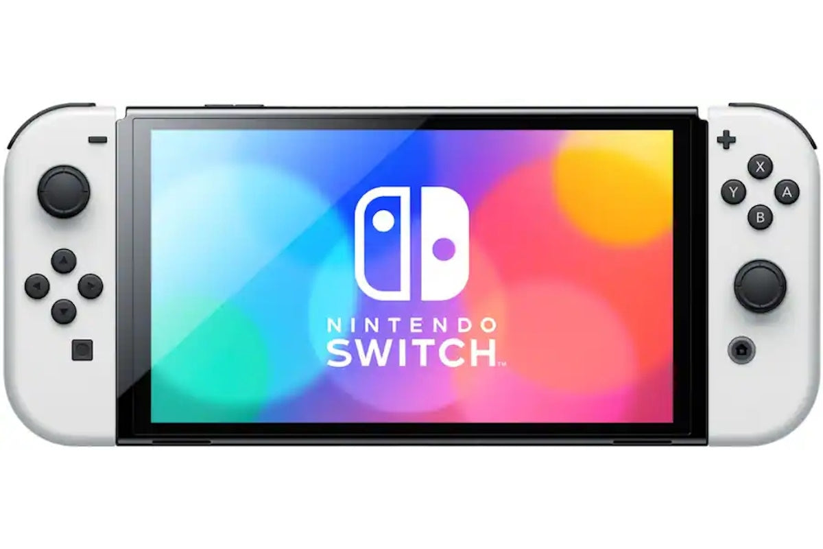 Nintendo Switch OLED Bundle with 256GB MicroSD & Power-A Case, Nintendo Family