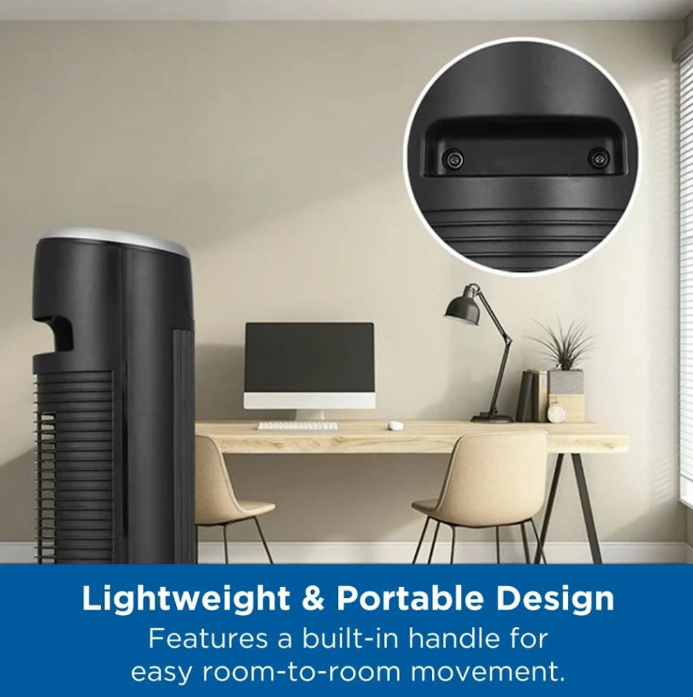 Mainstays 36" Tall 3-Speed Oscillating Tower Fan Black MSWMT24JR