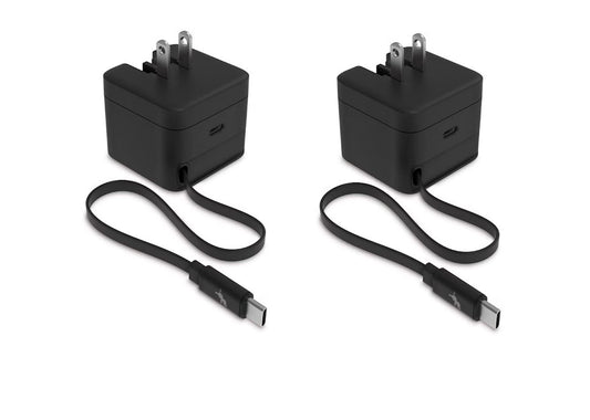 Nimble-Wally Stretch Wall Charger w/ Retractable Cable 2 pk NB-AL-PD35W