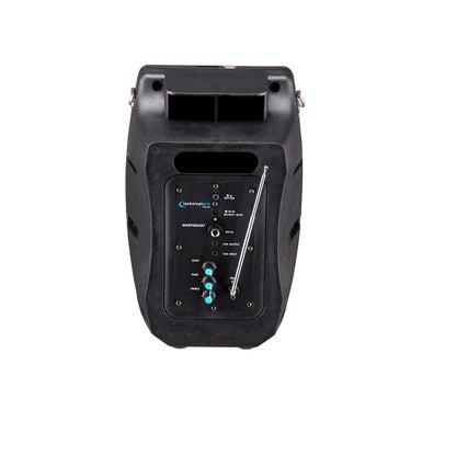 Technical Pro WASP550LBT 6.5" Rechargeable Battery Powered Bluetooth PA System Black