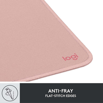 Logitech - Mouse Pad Studio Series with Spill-Resistant Surface (Medium) - Darker Rose
