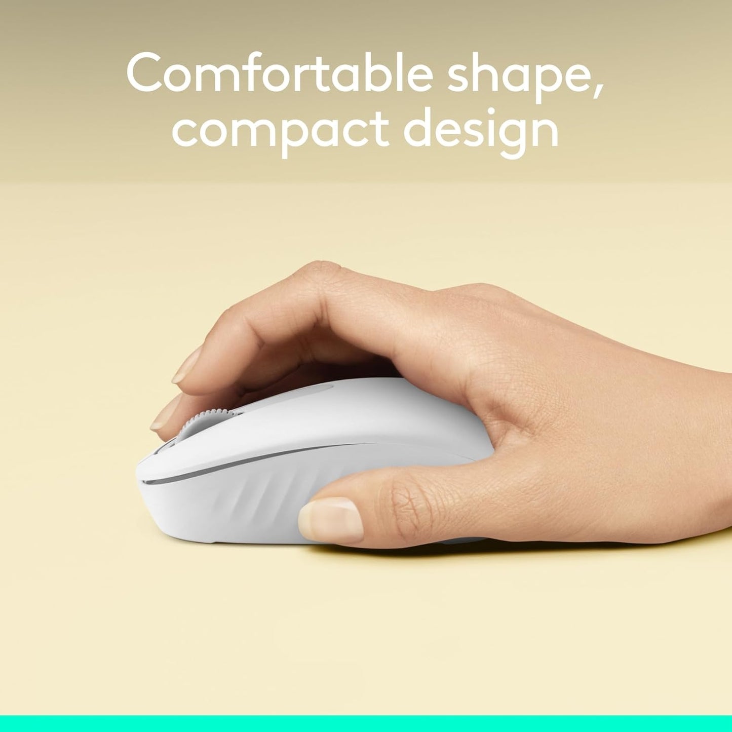 Logitech M196 Bluetooth Wireless Mouse, Compact and Portable Mouse, 12-Month Battery White 910-007438