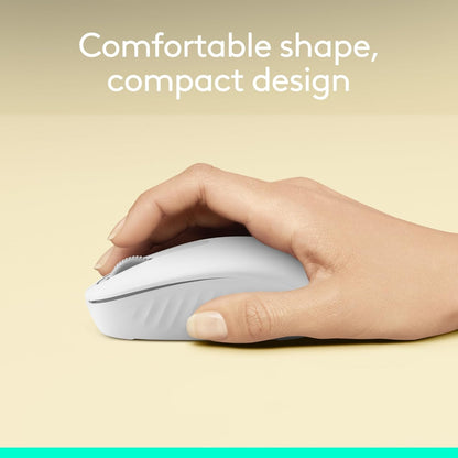 Logitech M196 Bluetooth Wireless Mouse, Compact and Portable Mouse, 12-Month Battery White 910-007438