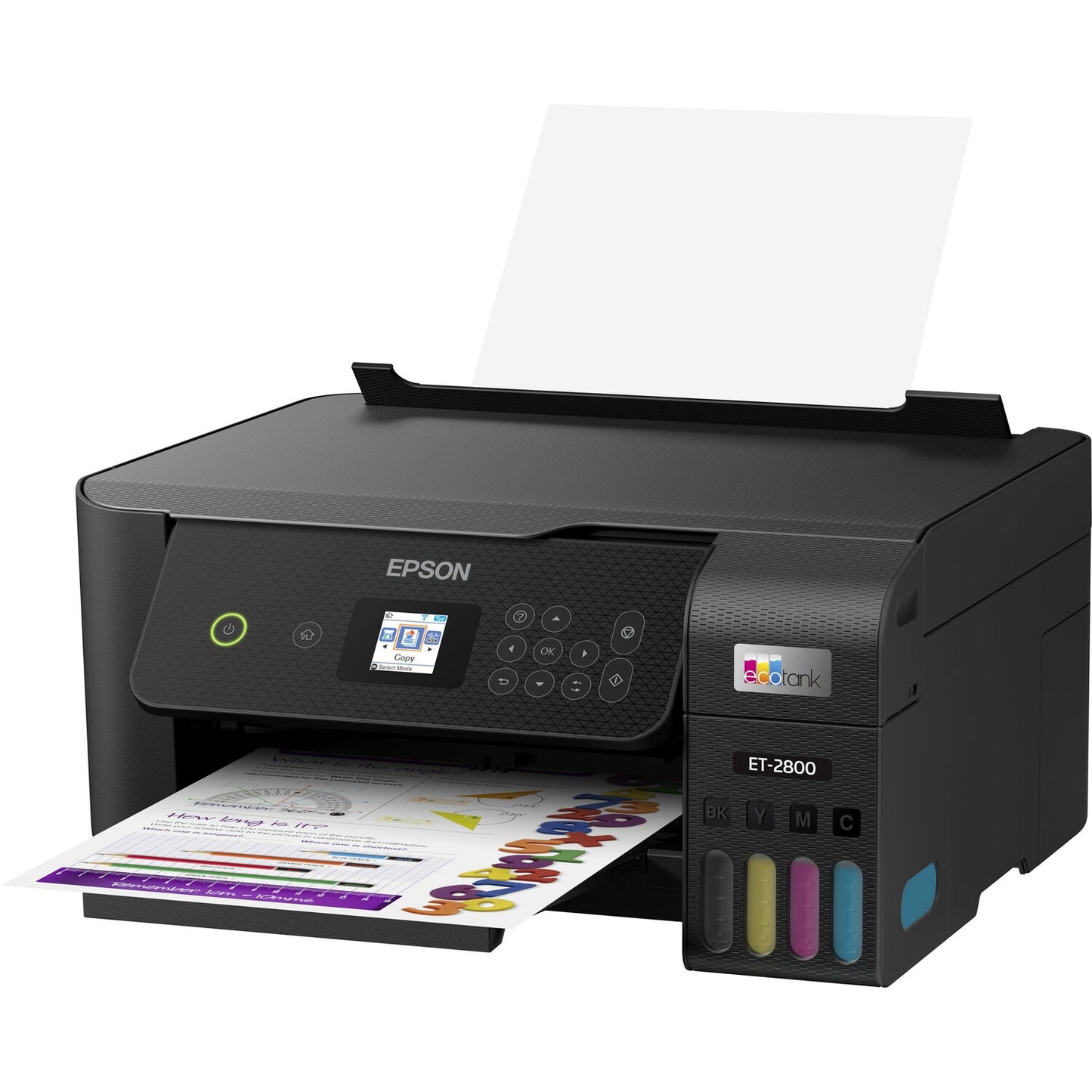 Epson EcoTank ET-2800 Wireless Color All-in-One Cartridge-Free Supertank Printer Black C11CJ66201