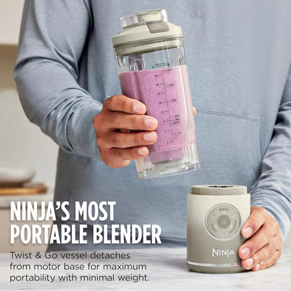 Ninja - Blast Max Portable Blender with 22oz Twist & Go Vessel - Lavender BC251LD