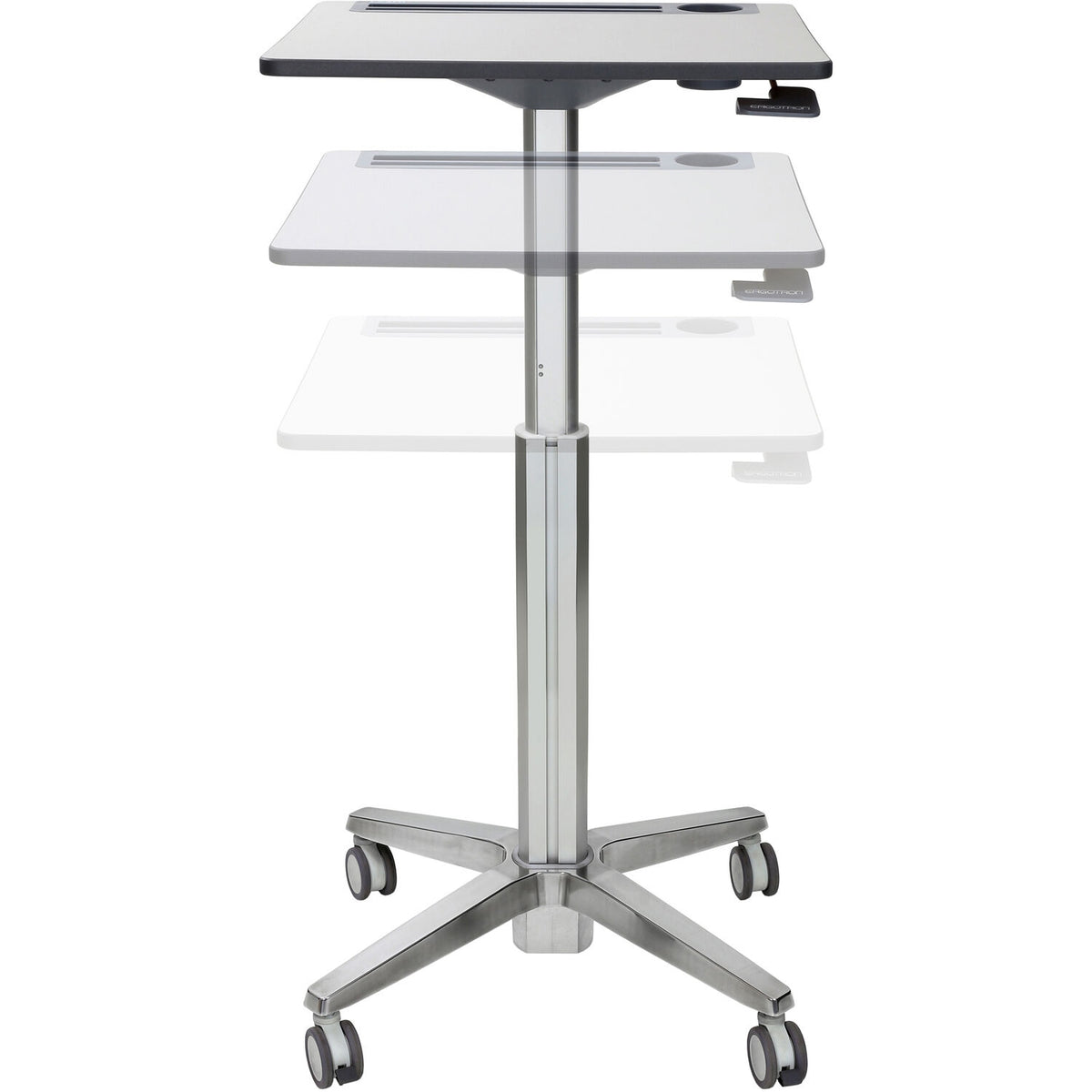 Ergotron LearnFit Mobile Sit-Stand Desk Short, 29 to 45" 24-547-003