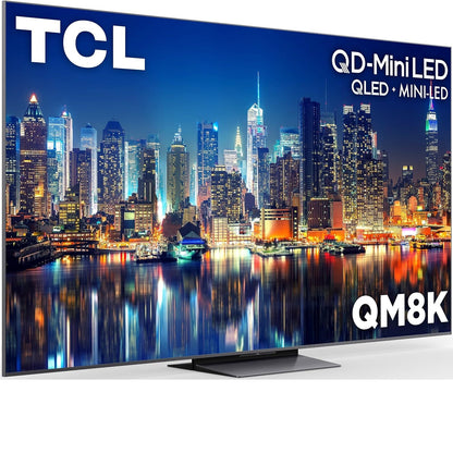 TCL - 85" Class QM8K Series 4K UHD HDR QD-Mini LED Smart TV with Google TV (2025)
