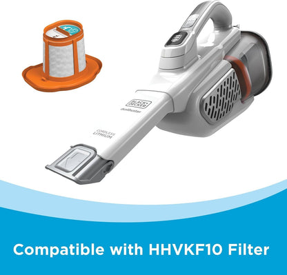 BLACK+DECKER Dust Buster Hand Held Vacuum Cordless Rechargeable, Portable Vacuum for Car HHVK320J10