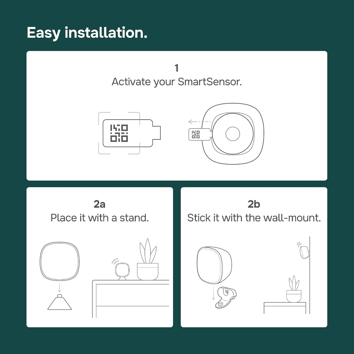 ecobee SmartSensor 2-Pack - Temperature & Occupancy Sensor EB-RSHM2PK-01