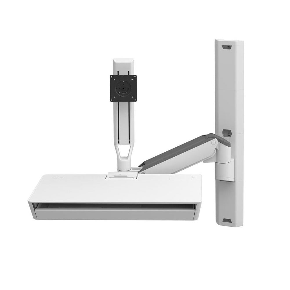 Ergotron CareFit Combo System with Worksurface Snow White 45-619-251