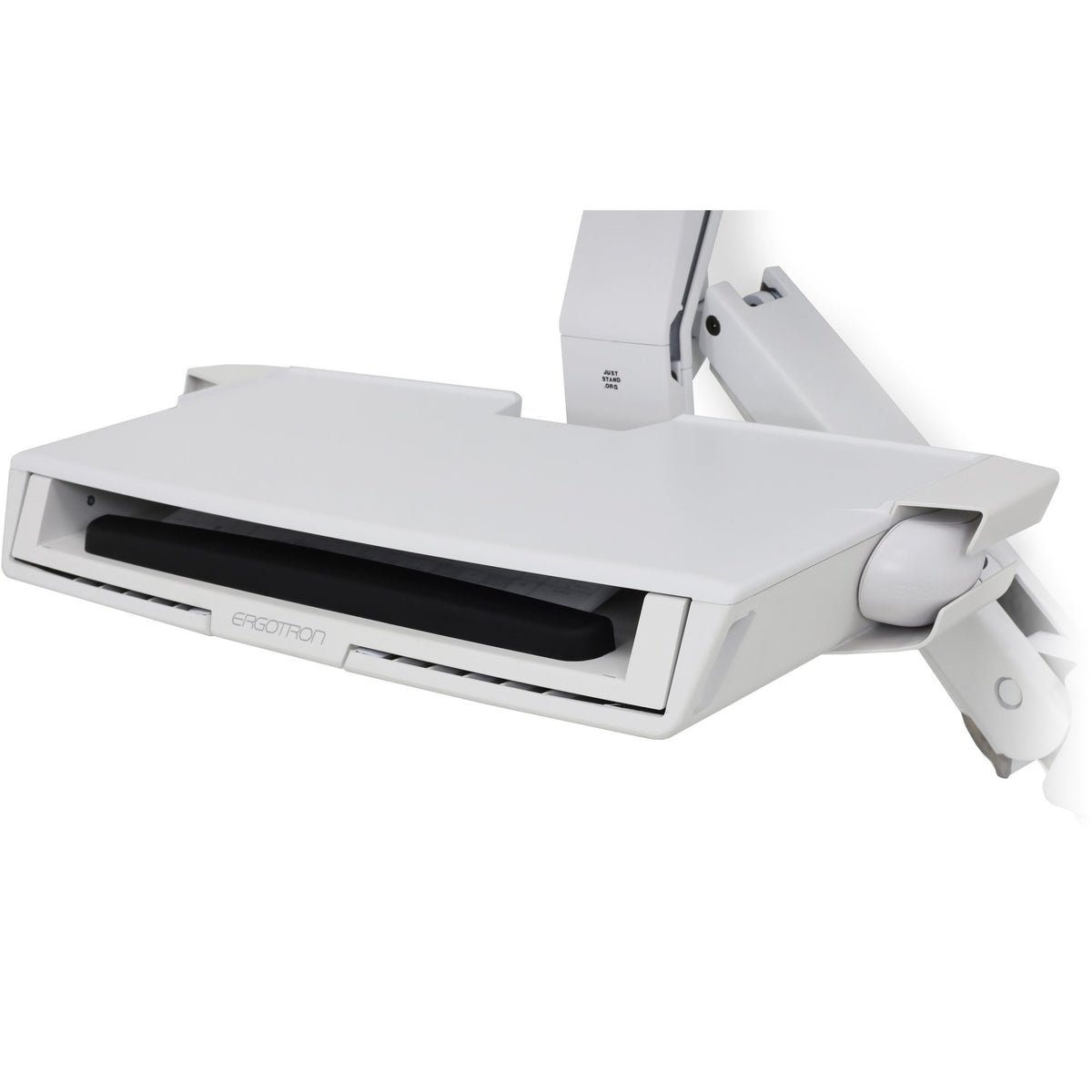 Ergotron StyleView Combo System with Worksurface, Small CPU Holder White 45-272-216