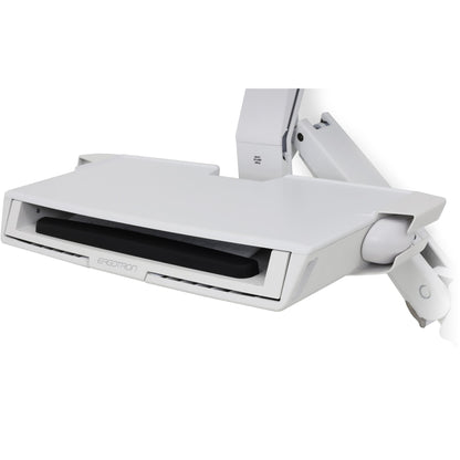 Ergotron StyleView Combo System with Worksurface, Small CPU Holder White 45-272-216