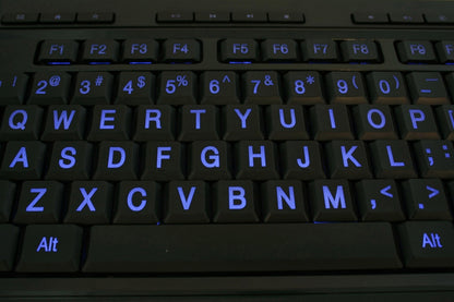 AZIO - KB505U Wired Full-size Wired Membrane with Back Lighting Keyboard - Black