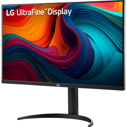 LG 32" 4K UHD Monitor, HDR10, HDMI/DP, Adjustable Stand - Black 32UR550K-B