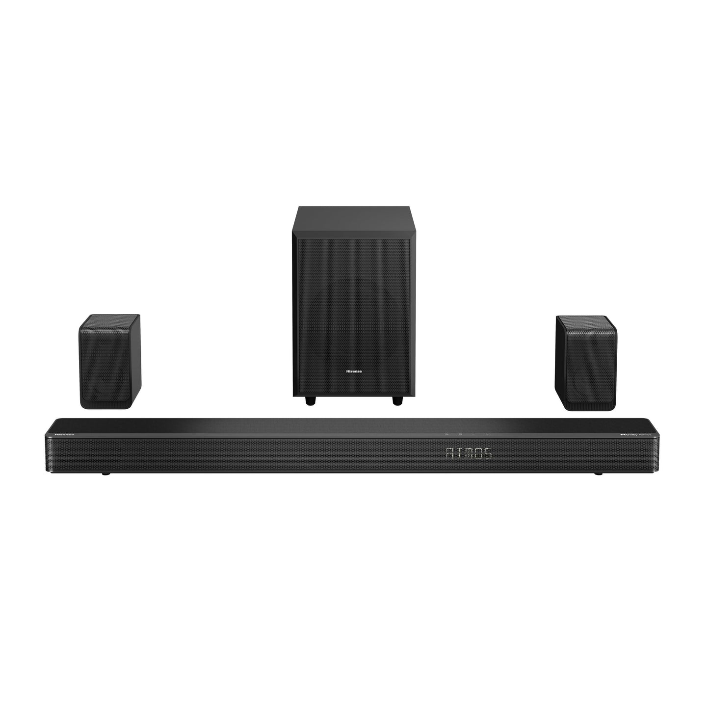 Hisense AX Series 5.1.2 Ch 420W Soundbar w/ Subwoofer, Rear Speakers Dolby Atmos AX5120G