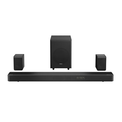 Hisense AX Series 5.1.2 Ch 420W Soundbar w/ Subwoofer, Rear Speakers Dolby Atmos AX5120G