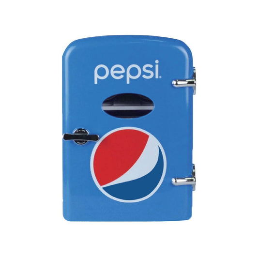 Pepsi MIS133PEP Mini Fridge, BLUE Holds 6 cans or 4 liters (Renewed)