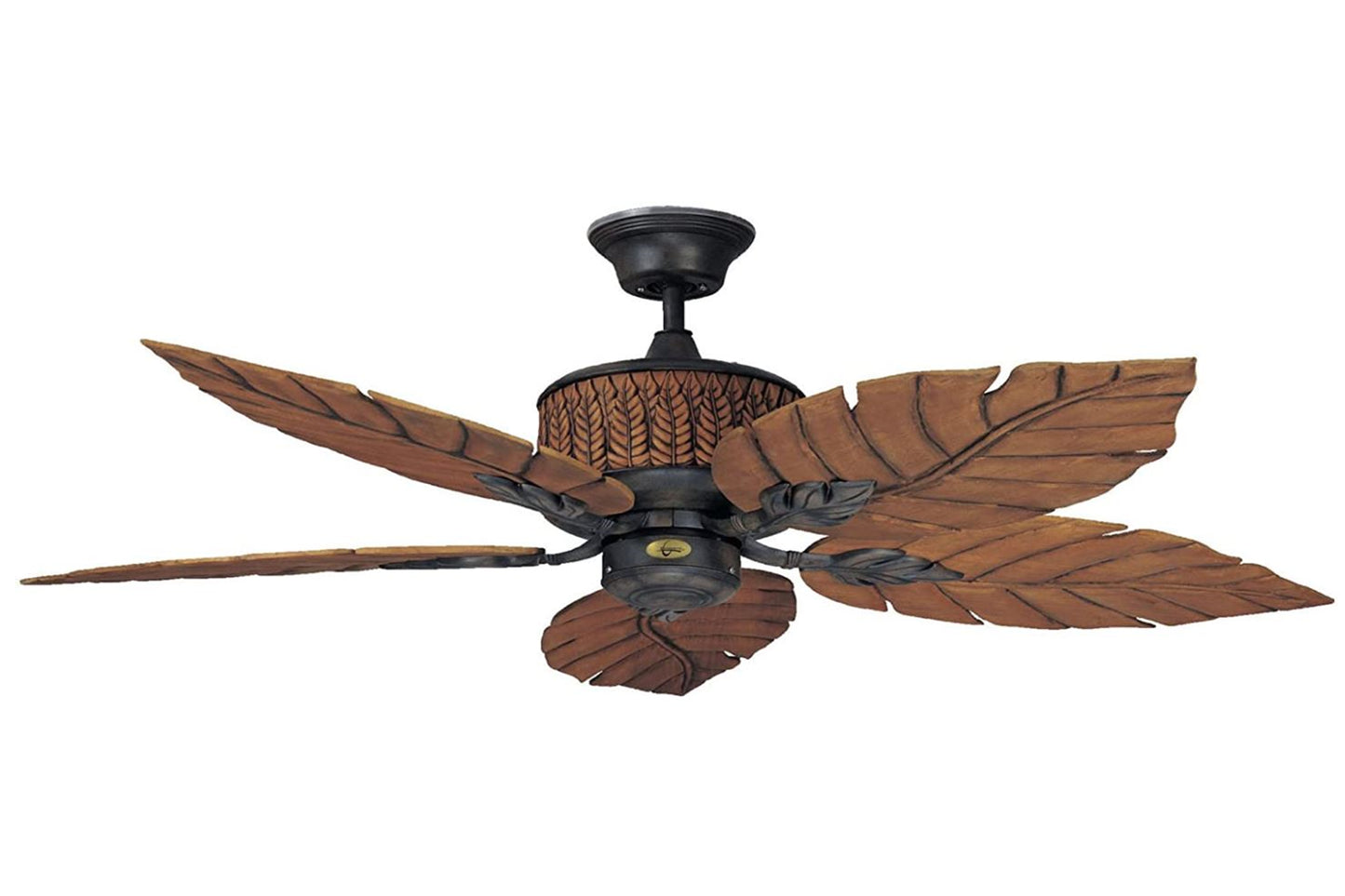Concord Fernleaf Breeze 52" Rustic Iron Indoor/Outdoor Ceiling Fan 5-Blade 52FEB5RI