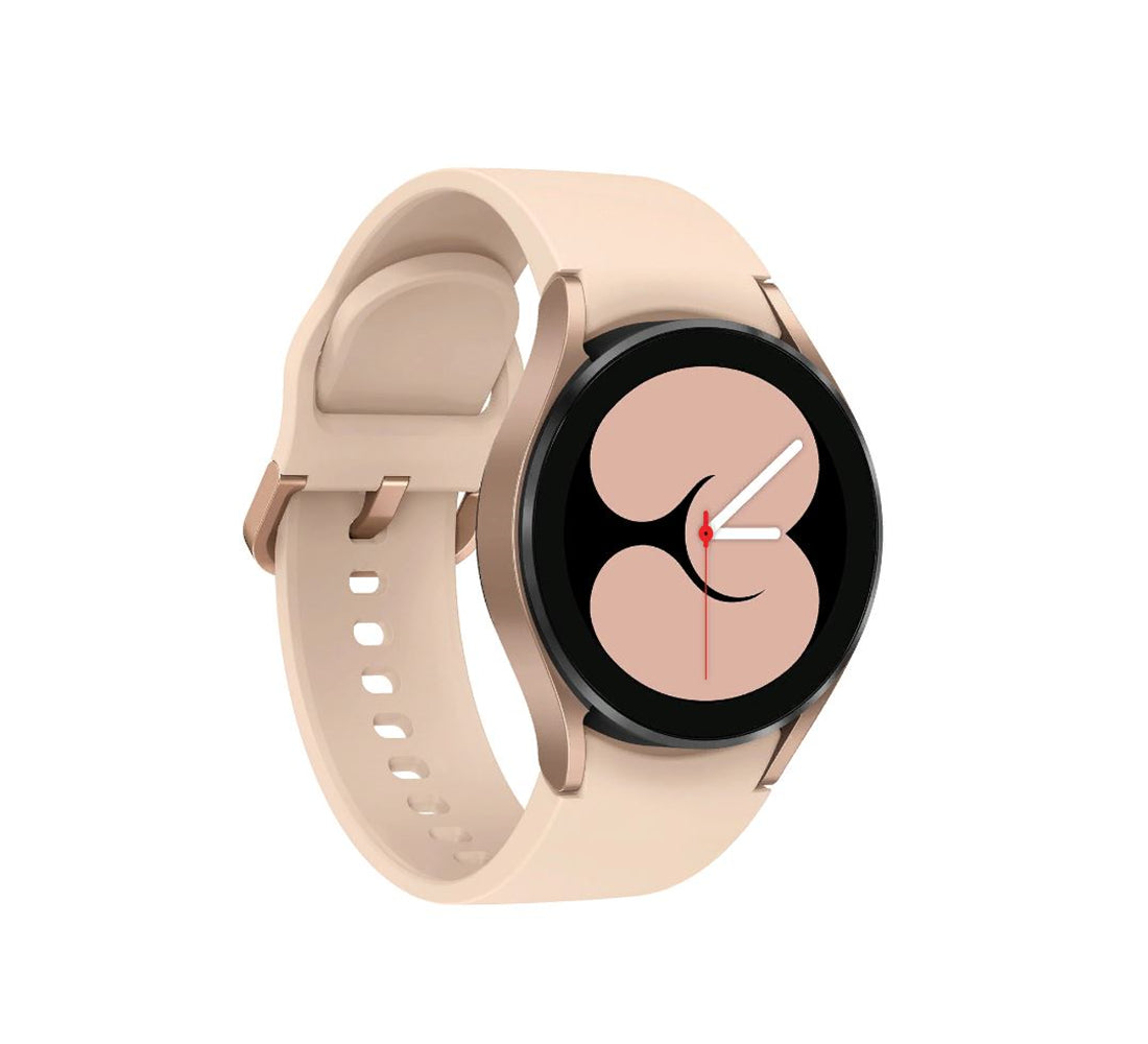Samsung Galaxy Watch4 40mm Bluetooth Smartwatch Rose Gold Silicone Strap SM-R860NZDCXAA