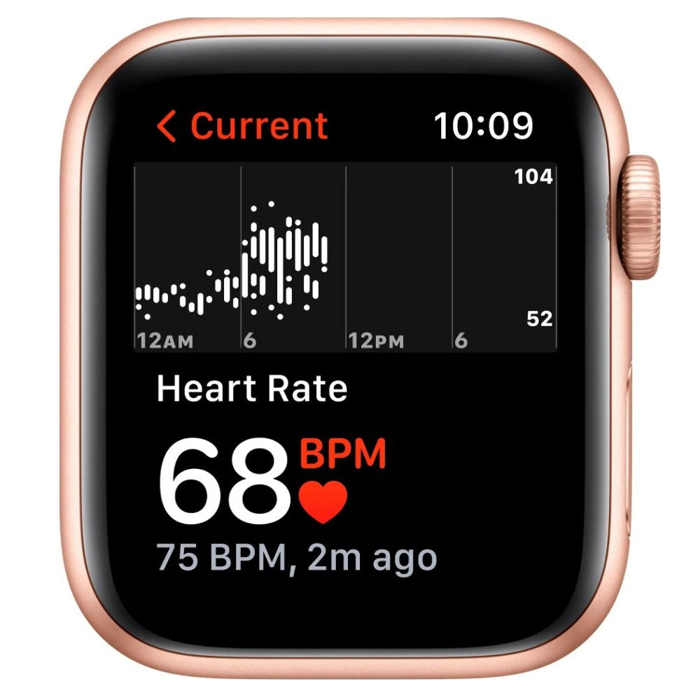 Apple Watch SE (1st Generation GPS) 40mm Gold Aluminum Case with Starlight Sport Band - Gold MKQ03LL/A